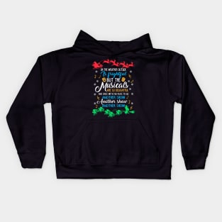 Christmas Theatre Gift. Theatre Lover Gift. Christmas Gift for an Actor/Actress. Kids Hoodie